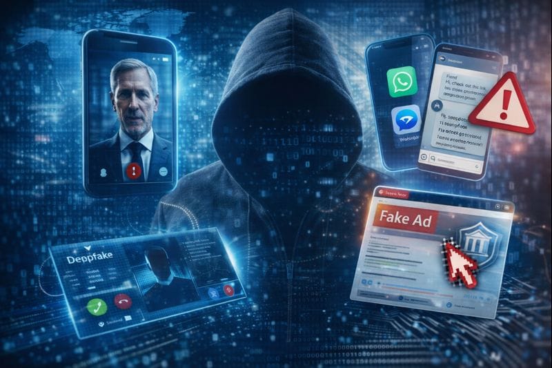 Najnowsze metody oszustów – phishing, deepfake